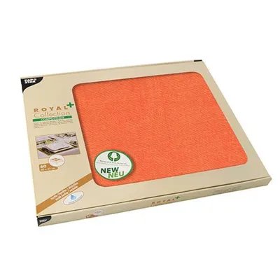 Produktbild von Papstar Wasserdichte Tischsets PV-Tissue, nektarine "ROYAL Collection Plus" 30 x 40 cm, 60 Stück