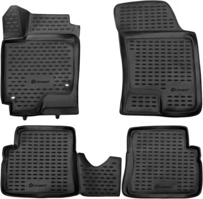 Image de ELEMENT 3D tapis de sol pour HYUNDAI Getz, 2003->, Hatchback 5 portes, 4 pcs.