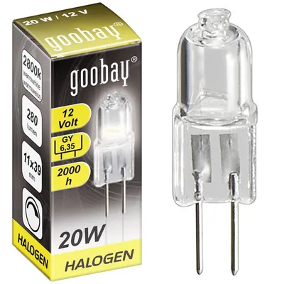 Produktbild von Goobay HAL GY 6,35 20, 20 W, GY6.35, 2000 h, 240 lm