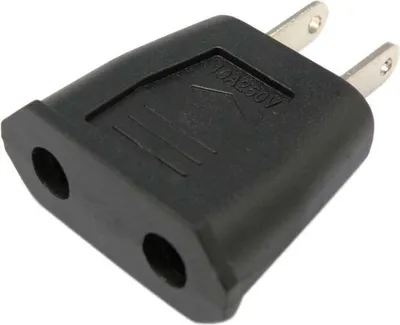 Produktbild von Euroconnex Usa-eu Adapter Stecker Schwarz One Size / EU Plug 220V Schwarz One Size