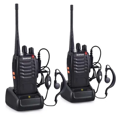 Produktbild von Set mit 2 Baofeng BF-888S-Funkgerten 5W, 2 Kopfhrer