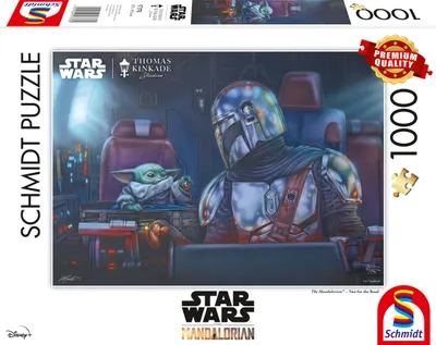 Obrázek produktu pro Thomas Kinkade Studios: Star Wars The Mandalorian ? Dva na cestu (1000 dílů)