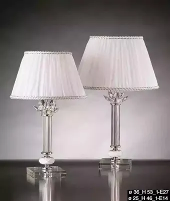 Image de Tischlampe Adriana Kristallkronleuchter Klassischer Schreibtischleuchte