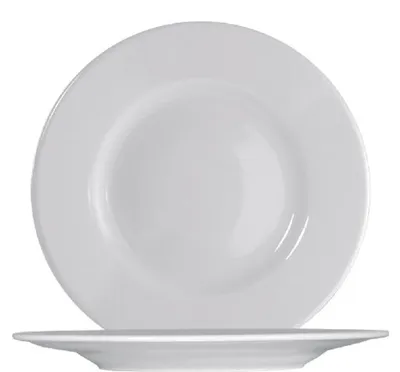 Produktbild von Ischia White Teller flach 21cm - 12 Stück