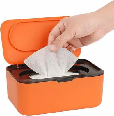 Obrázek produktu pro Box na vlhčené ubrousky pro miminka s velkou kapacitou – box na toaletní papír a ubrousky pro domácnost i kancelář