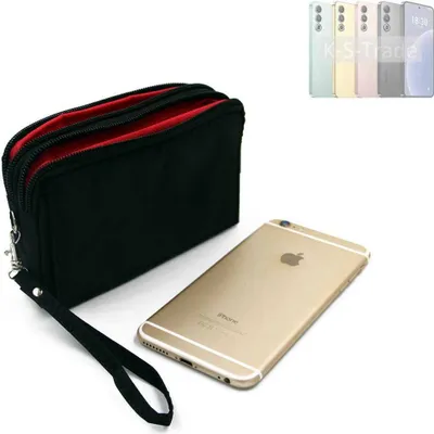Produktbild von K-S-Trade Schutz Hülle Handy Hülle kompatibel mit Meizu 21 Gürteltasche Travelbag Handytasche mit Zusatzfächern, schwarz