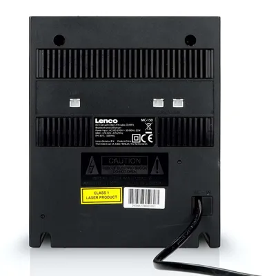 Produktbild von Lenco MC-150 - Stereoanlage mit DAB+/FM Empfang - CD/MP3-Spieler - Bluetooth® - USB-Eingang - 2 x 10 Watt RMS - Schwarz