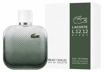 Imagen del producto de Lacoste L.12.12 Blanc Eau Intense, agua de colonia, spray, 100 ml
