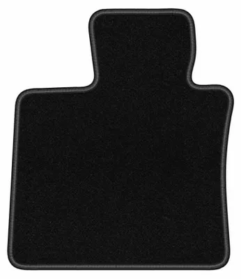 Produktbild von Fahrermatte Velours für BMW X6 F16 2014-2020 (SUV) – 1-tlg, Schwarz, passgenau – Wielganizator BASIC
