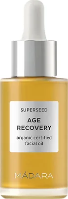 Produktbild von MÁDARA Cosmetics Age Recovery organic facial oil, 30 ml, Frauen, normale Haut, Schutz, Tropfflasche, Simmondsia Chinensis (Jojoba) Seed Oil Decyl Cocoate Solanum Lycopersicum (Tomato) Fruit...