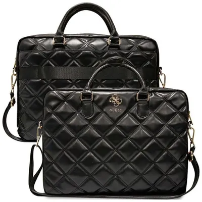 Produktbild von Torba Guess Gesteppt 4G Na Laptopa 16" - Czarna