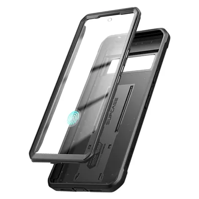 Produktbild von Supcase, Google Pixel 8 stoßfeste Rundumhülle mit Ständer, Schwarz