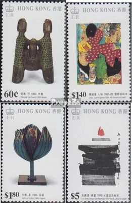 Produktbild von Briefmarken Hongkong 1989 Mi 563-566 (kompl.Ausg.) postfrisch Moderne Kunst