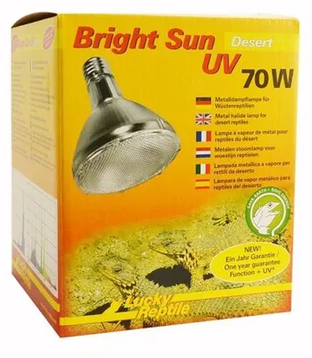 Obrázek produktu pro Bright Sun UV Desert – 70W metalhalogenidová lampa pro patice E27