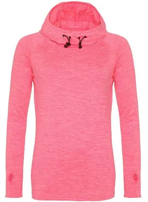Produktbild von Just Cool - T-Shirt für Damen, Wasserfallausschnitt LT4316 (XS) (Pink meliert)