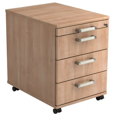 Image de Caisson à roulettes AC30 CE, profondeur 60 cm, 42,8 x 58 x 59 cm, 1/3/3/3 U