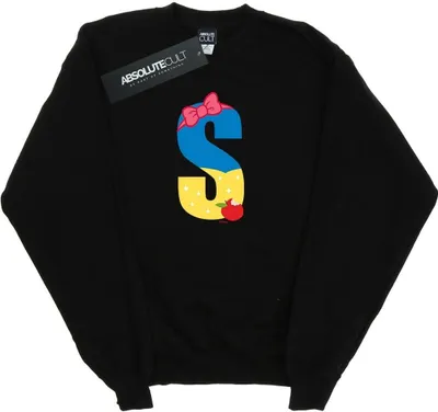 Produktbild von Disney - "Alphabet S Is For Snow White" Sweatshirt für Herren BI43393 (S) (Schwarz)
