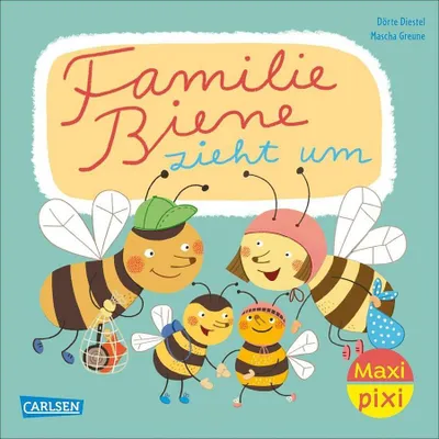 Zdjęcie produktu dla Maxi Pixi 446: VE 5: Familie Biene zieht um (5 Exemplare)