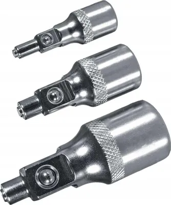 Obrázek produktu pro prodloužení 1/4" - 3/8" - 1/2", s magnetem, sada 3 díly