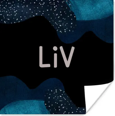 Produktbild von MuchoWow® Poster Liv - Pastell - Mädchen 75x75 cm - Wand Dekoration