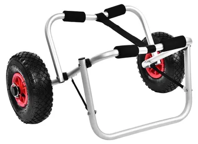 Produktbild von Faltbarer Kajakanhänger aus Aluminium - 10 Zoll Räder - 80 kg Tragkraft