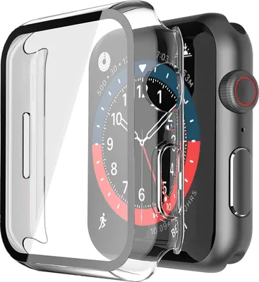 Obrázok produktu pre Puzdro s tvrdou škrupinou pre Apple Watch Series 7/6/5, 41 mm, priehľadné