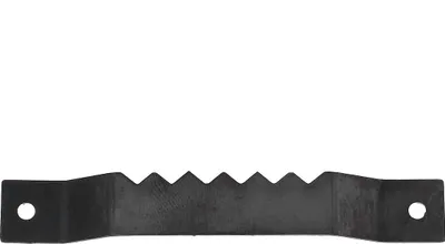 Produktbild von 30 Bildaufhänger Zackenaufhänger Metall - dunkelgrau 68x10mm