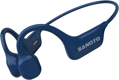 Produktbild von Knochenschall Kopfhörer Bluetooth 5.3, Open Ear, IPX7 wasserdicht, kabellose Sportkopfhörer für Läufer, Fahrrad, Fitness, schweißfest, Bone Conduction