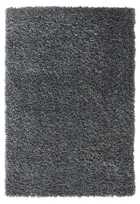 Obrázek produktu pro Koberec MY-RUG, koberec s vysokým vlasem Shaggy Star, 150x100, tmavě šedý, mírně lesklý, extra nadýchaný, obdélníkový tvar