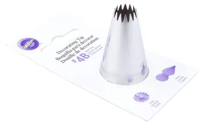Produktbild von Große Spritztülle, Modell 4B, WILTON, offene Sternform