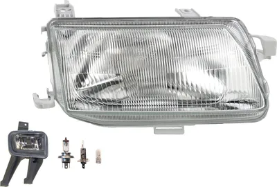 Produktbild von Scheinwerfer passend für Opel Astra F 09/94- 09/98 H4 Re.+ Nebel.+Leuch. 1216514 1216510 1216519 1216518 1216520 90511089 90511096 9051 Johns