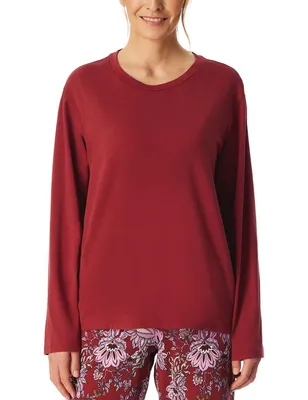 Produktbild von Schiesser Damen Schlafshirt Langarm Baumwolle - Mix + Relax