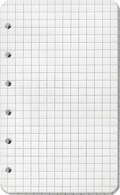 Produktbild von Veloflex Ringbucheinlage, DIN A7 50 Blatt Papier, kariert, weiß