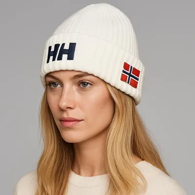 Obrázek produktu pro Pánská zimní čepice Helly Hansen Soft Rib Beanie White - UNI