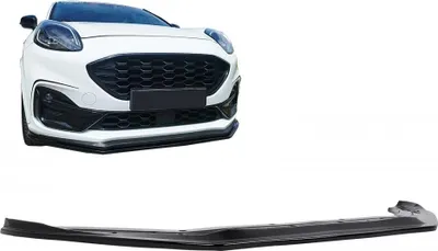 Produktbild von Stoßstange Lippe Lippenverlängerung Spoiler für Ford Puma ST 2019+ Schwarz Glänzend.
