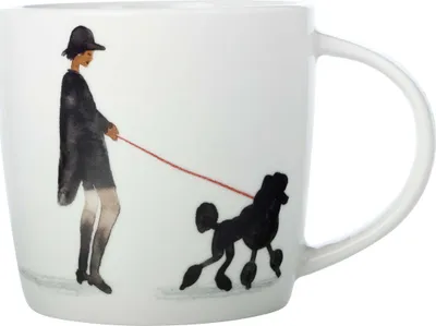 Immagine prodotto di Maxwell & Williams Becher Best Furry Friends - Fashion Poodle, Tasse, Hundemotiv, Porzellan, 400 ml, DX1067