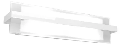 Image de Croix en métal et verre blanc Applique moderne 2 lumières E27 60Cm