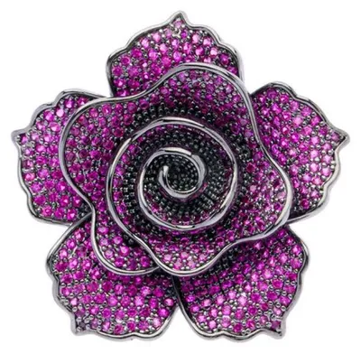 Immagine prodotto di Spilla floreale scintillante con cristalli Peonia 58053