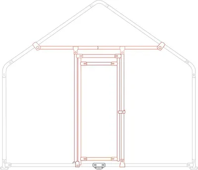 Image de Set de porte d‘Enclos pour animaux domestiques