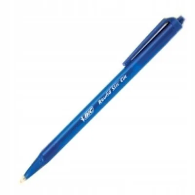 Produktbild von BIC Round Stic Clic Kugelschreiber Blau