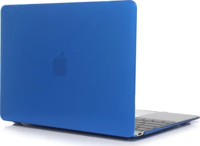 Produktbild von Mobigear Glossy MacBook Pro 13 Zoll (2016-2023) Hardcase Hülle MacBook Case - Dunkelblau - Model A1706 / A1708 / A1989 / A2159 / A2289 / A2251 / A2338