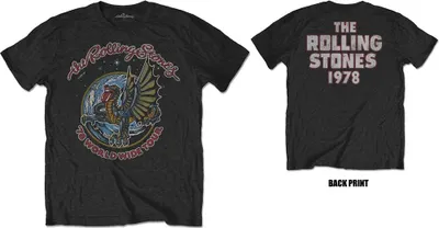 Produktbild von The Rolling Stones Dragon '78 (Back Print) Black M T-Shirt
