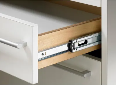 Image de Coulisse pour tiroir à billes, HETTICH 35 kg L.45 cm