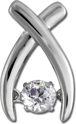 Produktbild von SilberDream Halsketten Anhänger Zirkonia 925 Silber Damen DSH103W