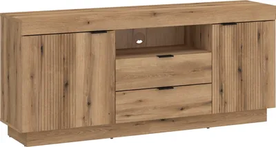 Image de Lowboard >DELAMAR< in  Evoke Eiche Dekor - 146x66,6x39,6 (BxHxT)