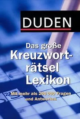 Produktbild von Duden, Das große Kreuzworträtsel-Lexikon