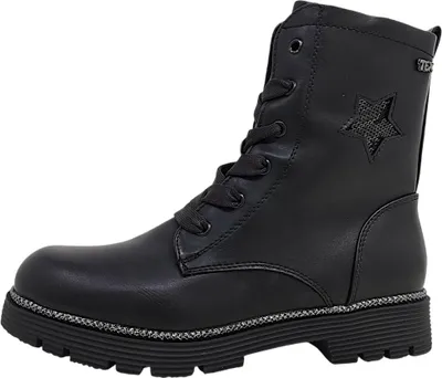 Imagen del producto de Jane Klain. Zapatos para niñas. Botas de cordones, color negro, para uso diario