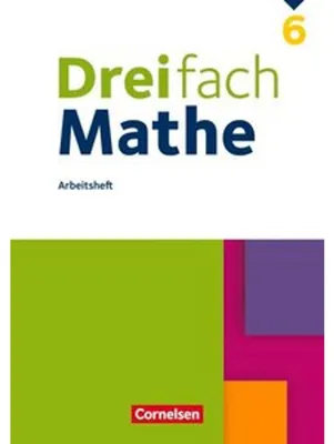 Obrázok produktu pre Dreifach Mathe 6. Schuljahr - Arbeitsheft mit Lösungen