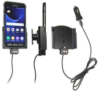 Produktbild von Brodit Gerätehalter 521903 mit Ladefunktion - für Smartphones - Samsung Galaxy S7 Active