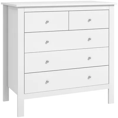 Productafbeelding van Commode, dressoir, geruisloos openen/sluiten, anti-kantelmechanisme, 79 x 39,5 x 80,5 cm, wit